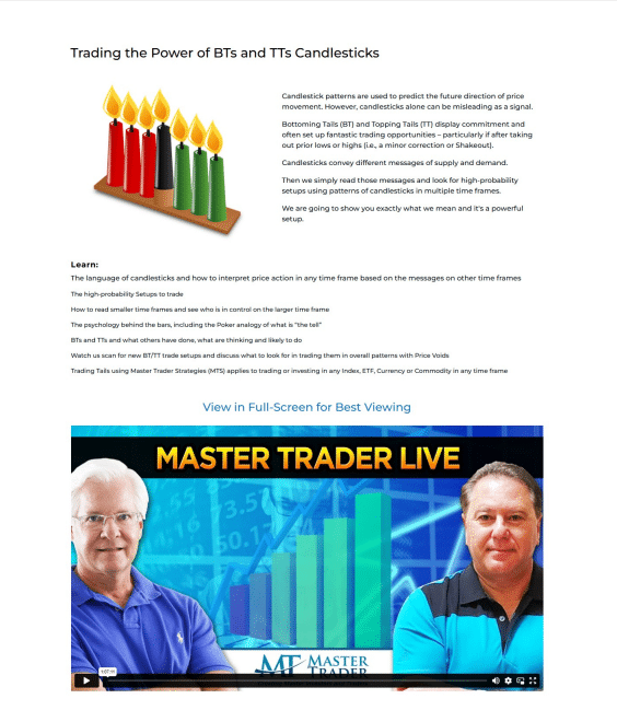 The Power of BT and TT Candlesticks by Master Trader The Power of BT and TT Candlesticks by Master Trader Free Dơnload