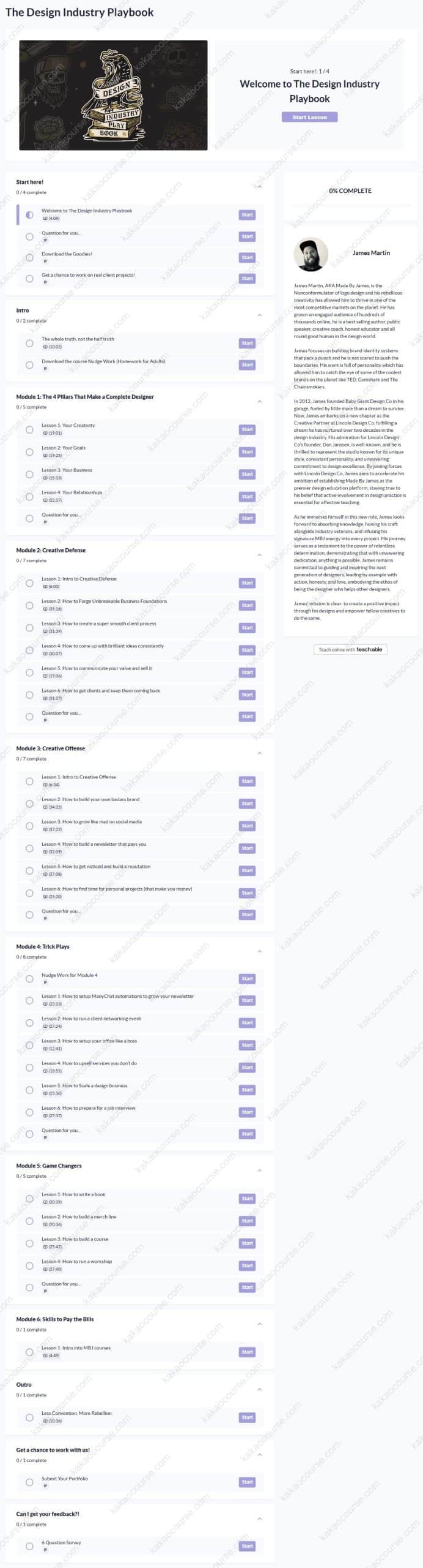 The Design Industry Playbook by James Martin The Design Industry Playbook by James Martin Free Download