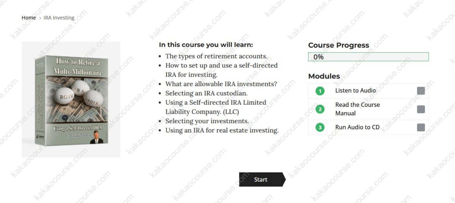 IRA Investing Course 2025 by William Bronchick IRA Investing Course 2025 by William Bronchick Free Download