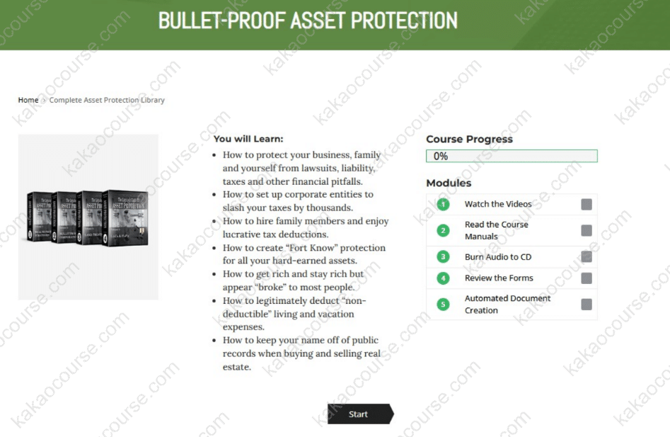 Bulletproof Asset Protection Course 2025 by William Bronchick Bulletproof Asset Protection Course 2025 by William Bronchick Free Download