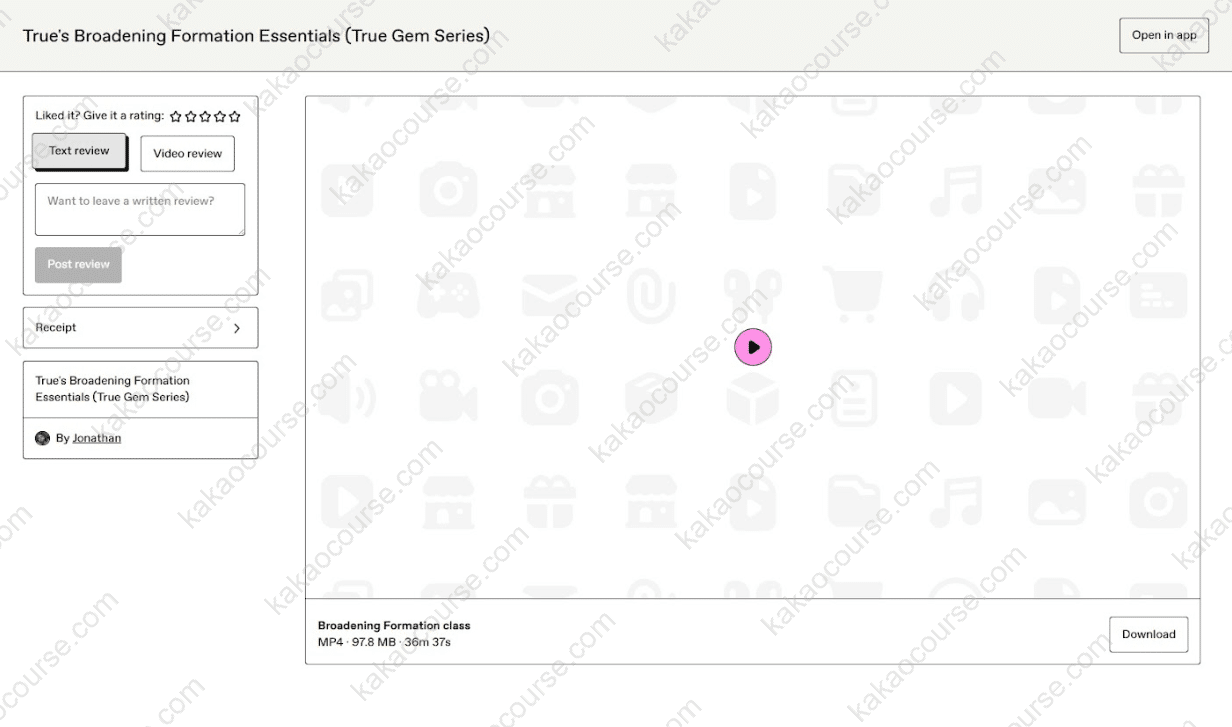 True's Broadening Formation Essentials True Gem Series by Jonathan True's Broadening Formation Essentials True Gem Series by Jonathan Free Download