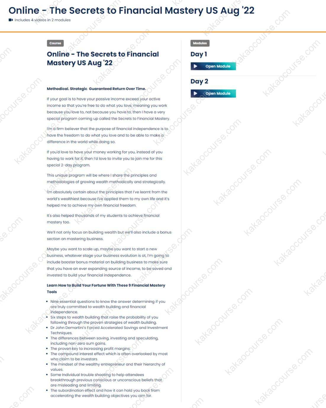 The Secrets to Financial Mastery By John Demartini The Secrets to Financial Mastery By John Demartini Free Download