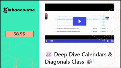 Deep Dive Calendars & Diagonals Class by SJG Trades Free Download