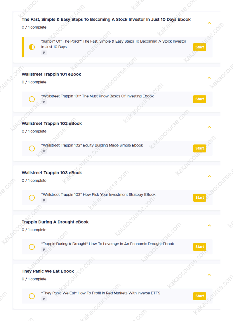 Mega Ebook Bundle by WALLSTREET TRAPPER Mega Ebook Bundle by WALLSTREET TRAPPER Free Download