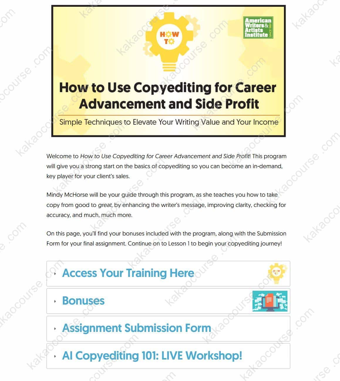 How to Use Copyediting for Career Advancement and Side Profit By Mindy McHorse How to Use Copyediting for Career Advancement and Side Profit By Mindy McHorse Free Download