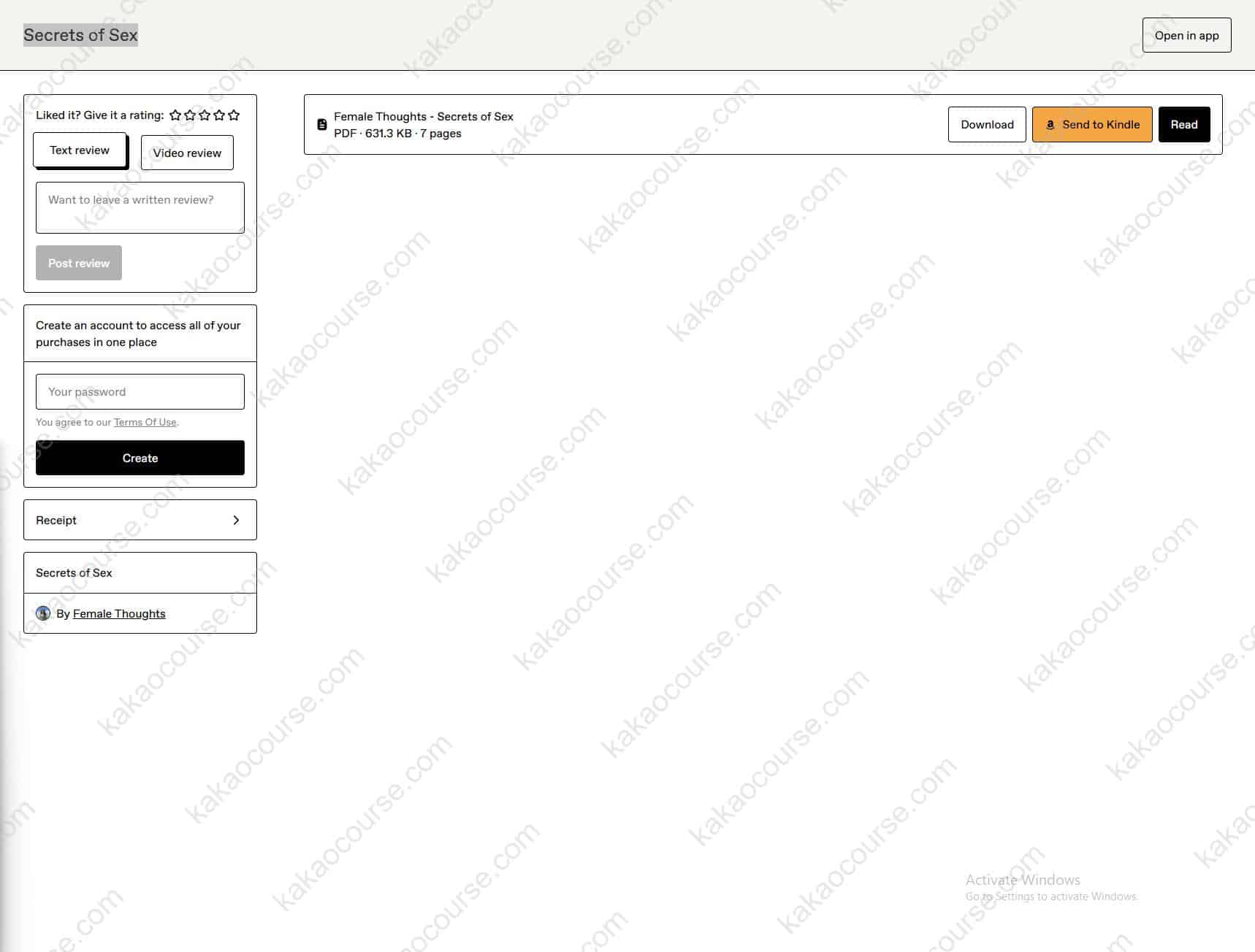 Secrets of Sex by Female Thoughts Secrets of Sex by Female Thoughts Free Download